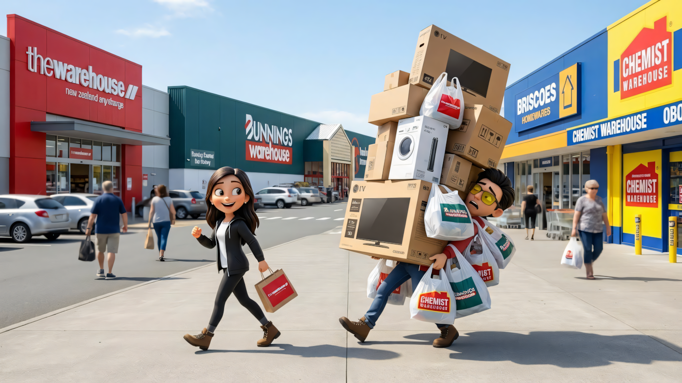 紐西蘭常見的門市